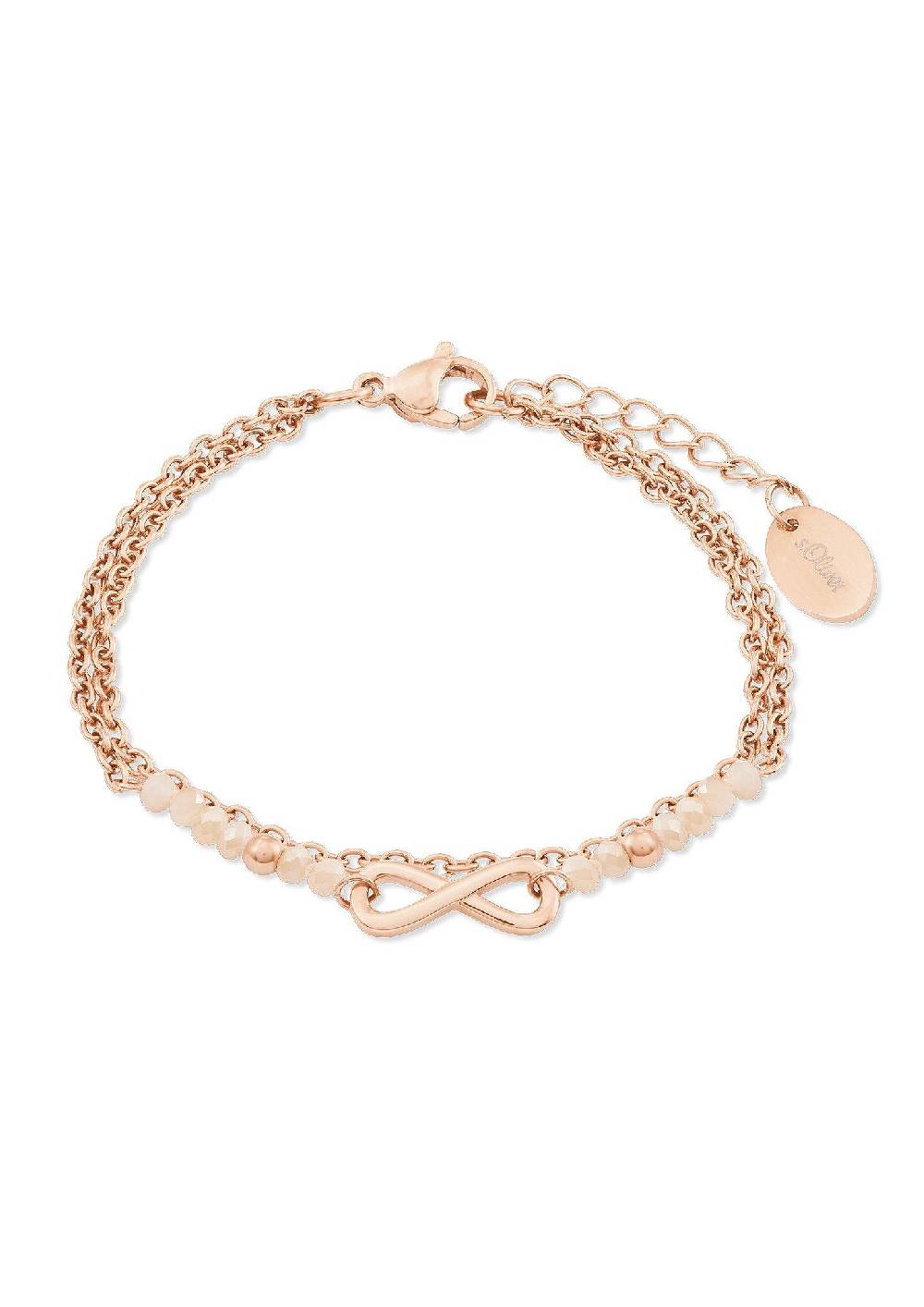 S.Oliver Armband 'Infinity' Aus Edelstahl