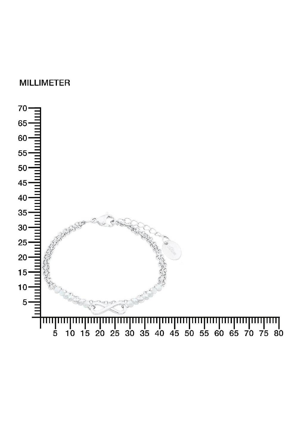 S.Oliver Armband 'Infinity' Aus Edelstahl