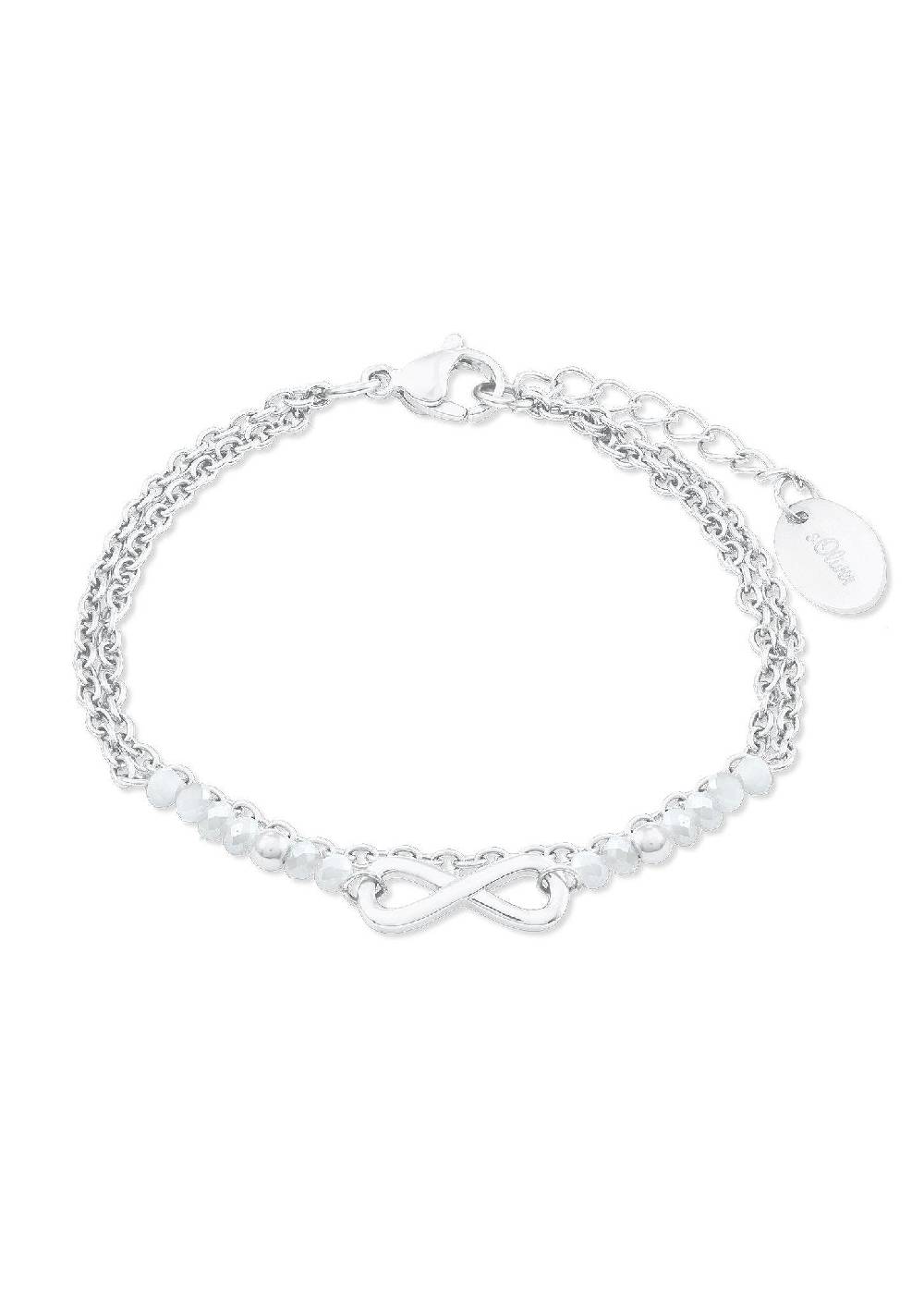 S.Oliver Armband 'Infinity' Aus Edelstahl