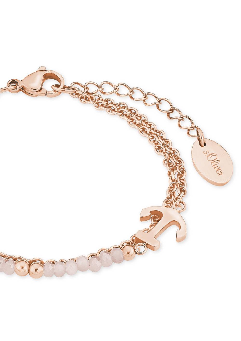 S.Oliver Armband Mit Anker-Anhänger