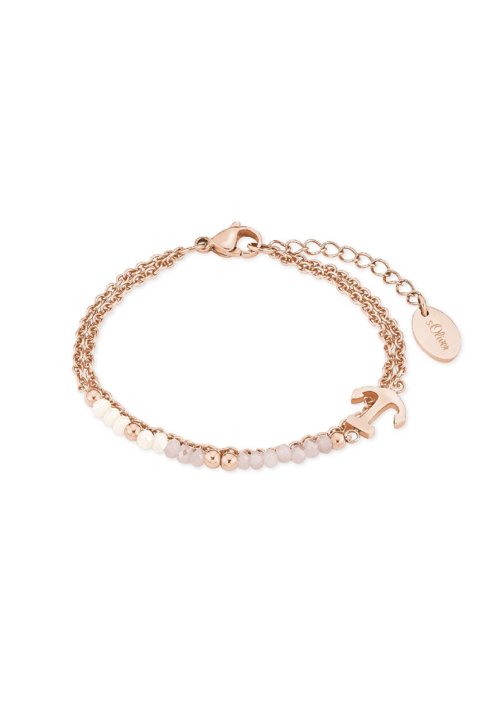 S.Oliver Armband Mit Anker-Anhänger
