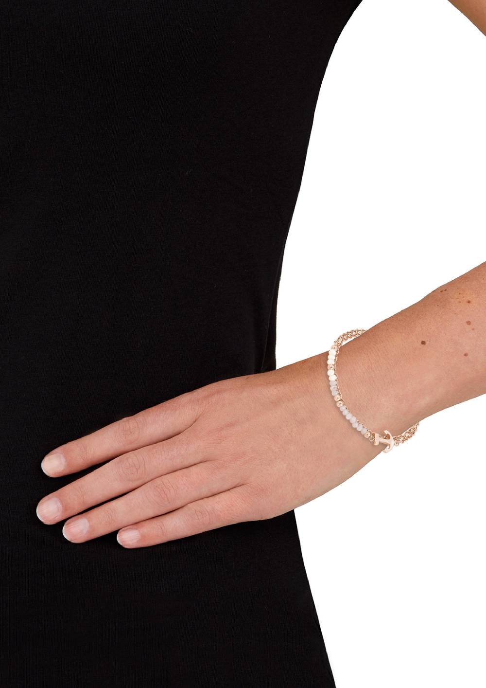 S.Oliver Armband Mit Anker-Anhänger