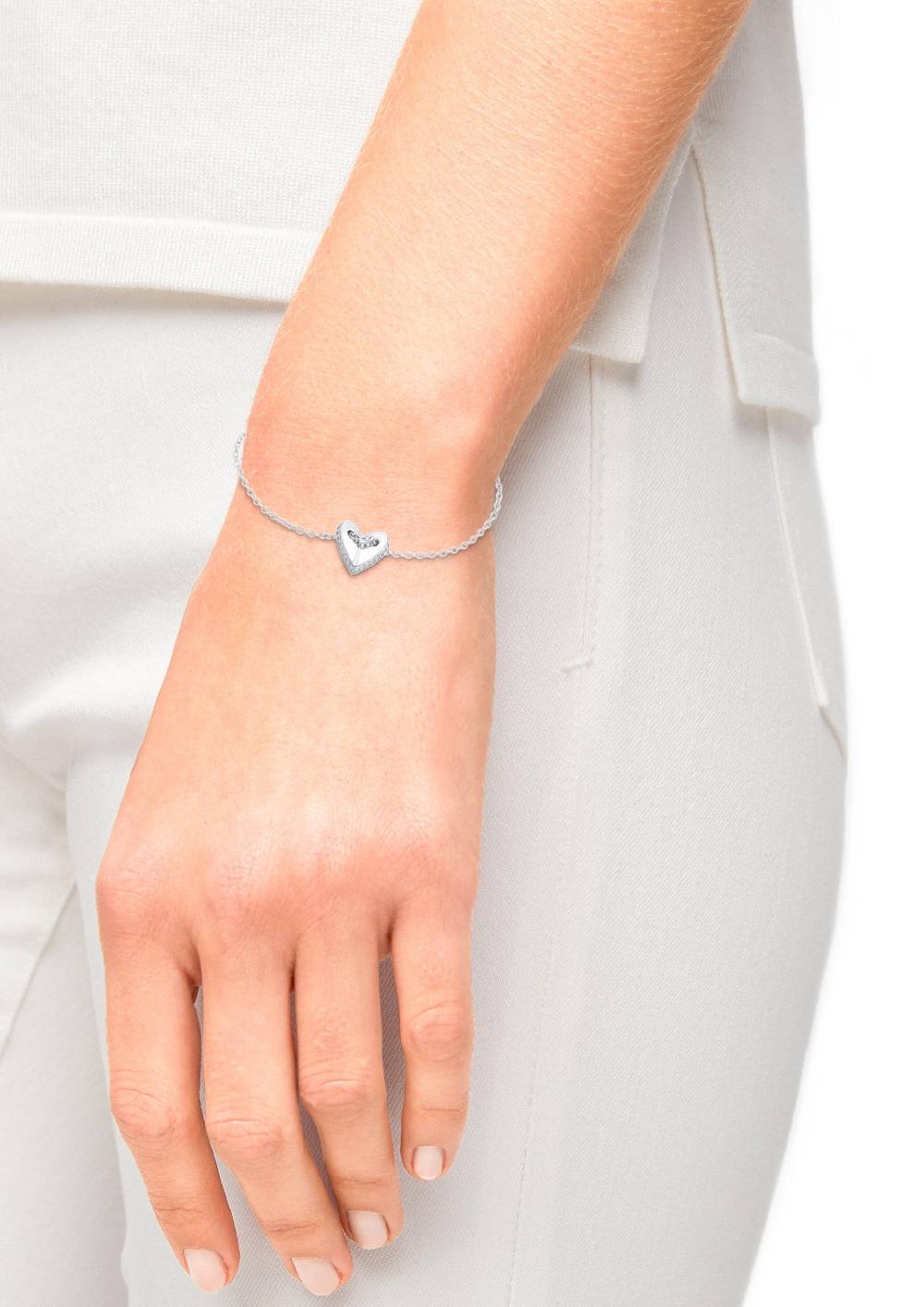 S.Oliver Armband Mit Herz-Anhänger