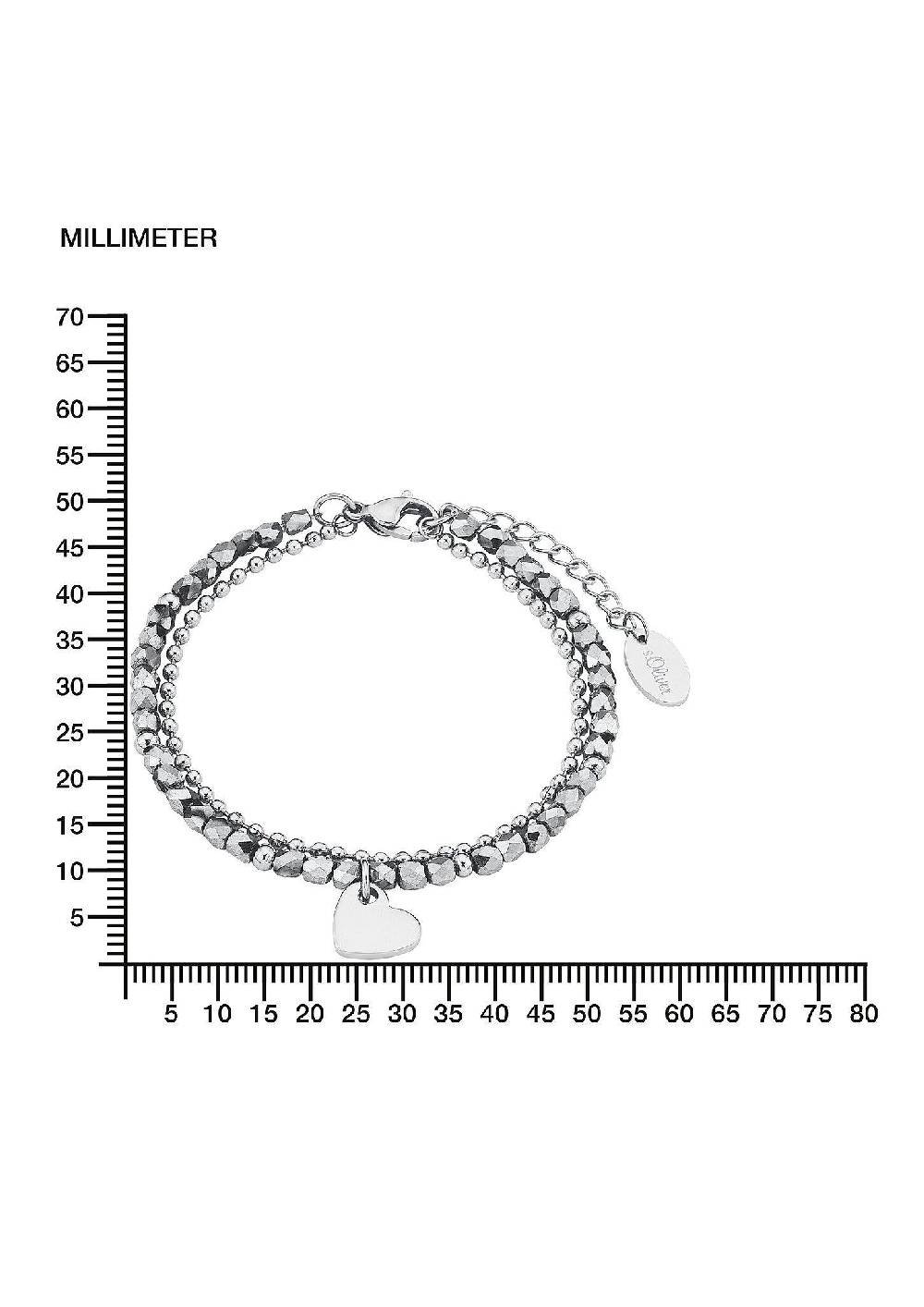 S.Oliver Armband Mit Herz-Anhänger