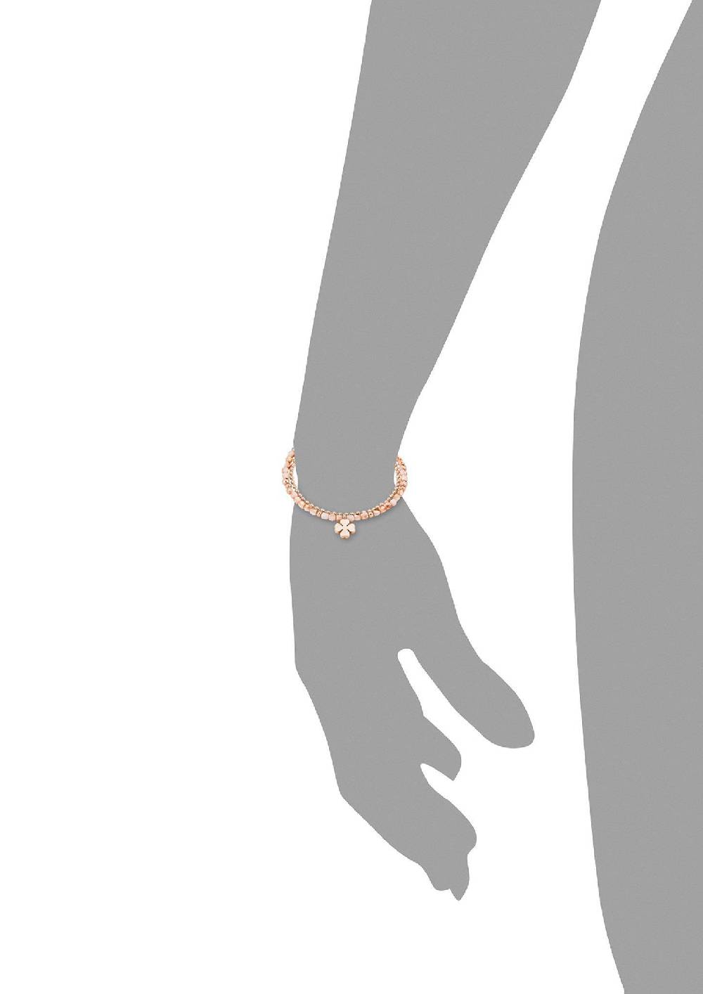 S.Oliver Armband Mit Kleeblatt-Anhänger