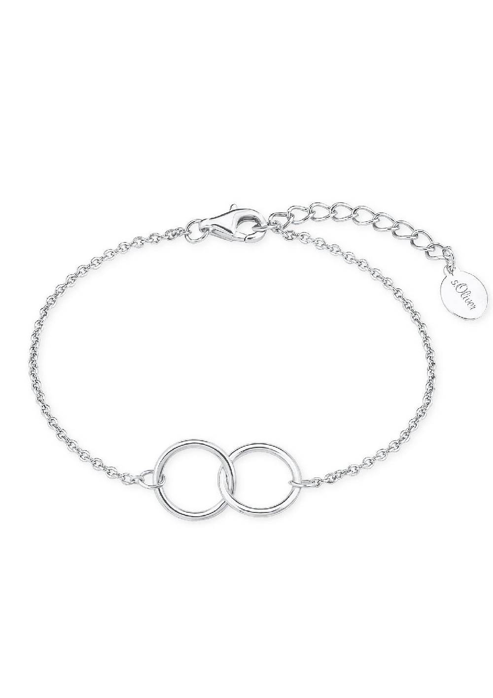 S.Oliver Armband Mit Verschlungenen Ringen