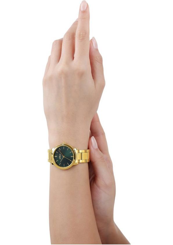 s.Oliver Armbanduhr mit Metallband