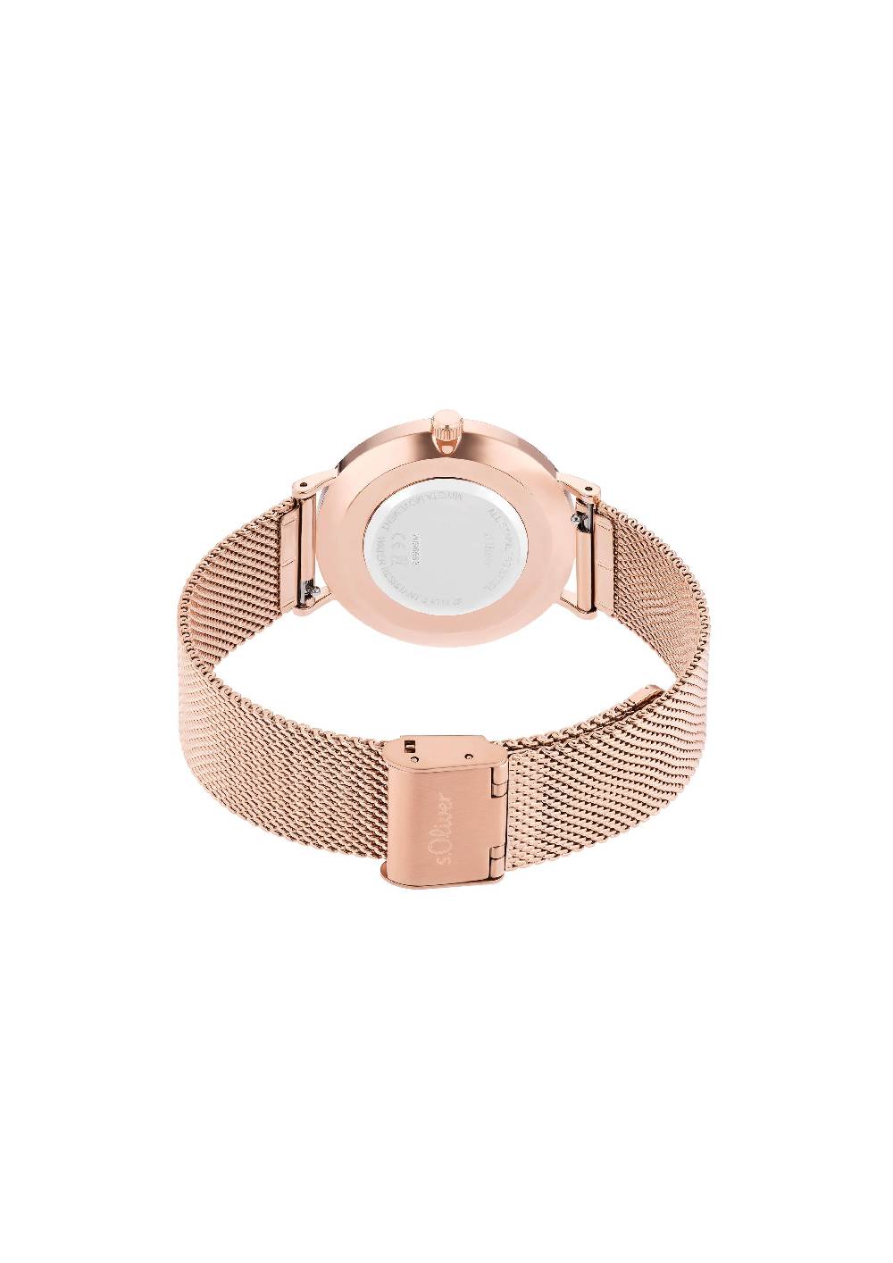 S.Oliver Armbanduhr Mit Metallband
