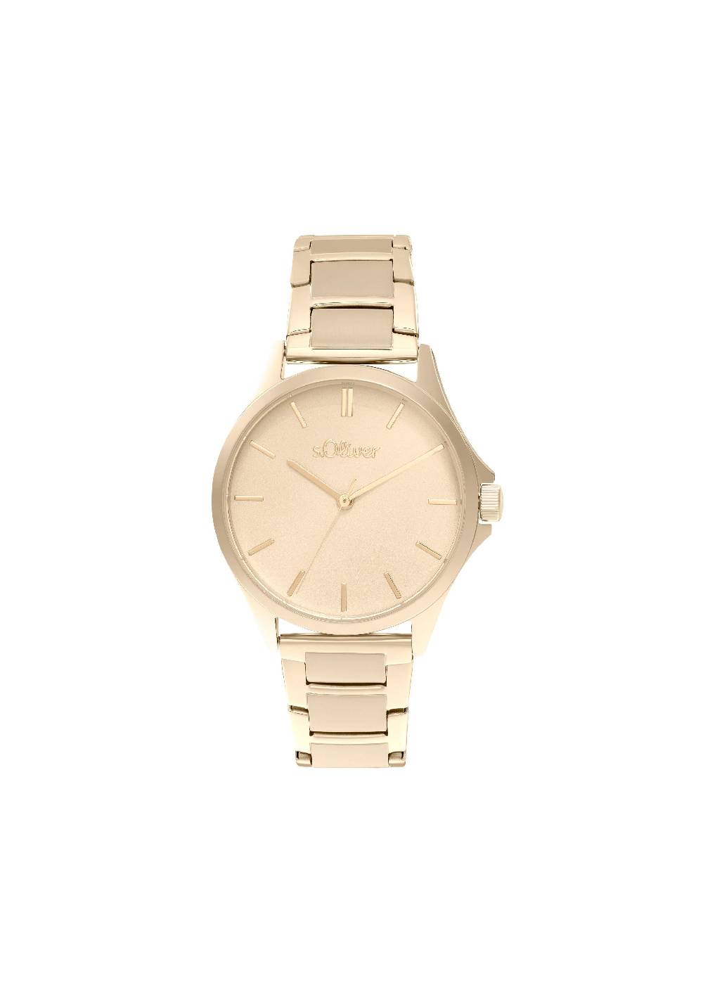 S.Oliver Armbanduhr Mit Metallband