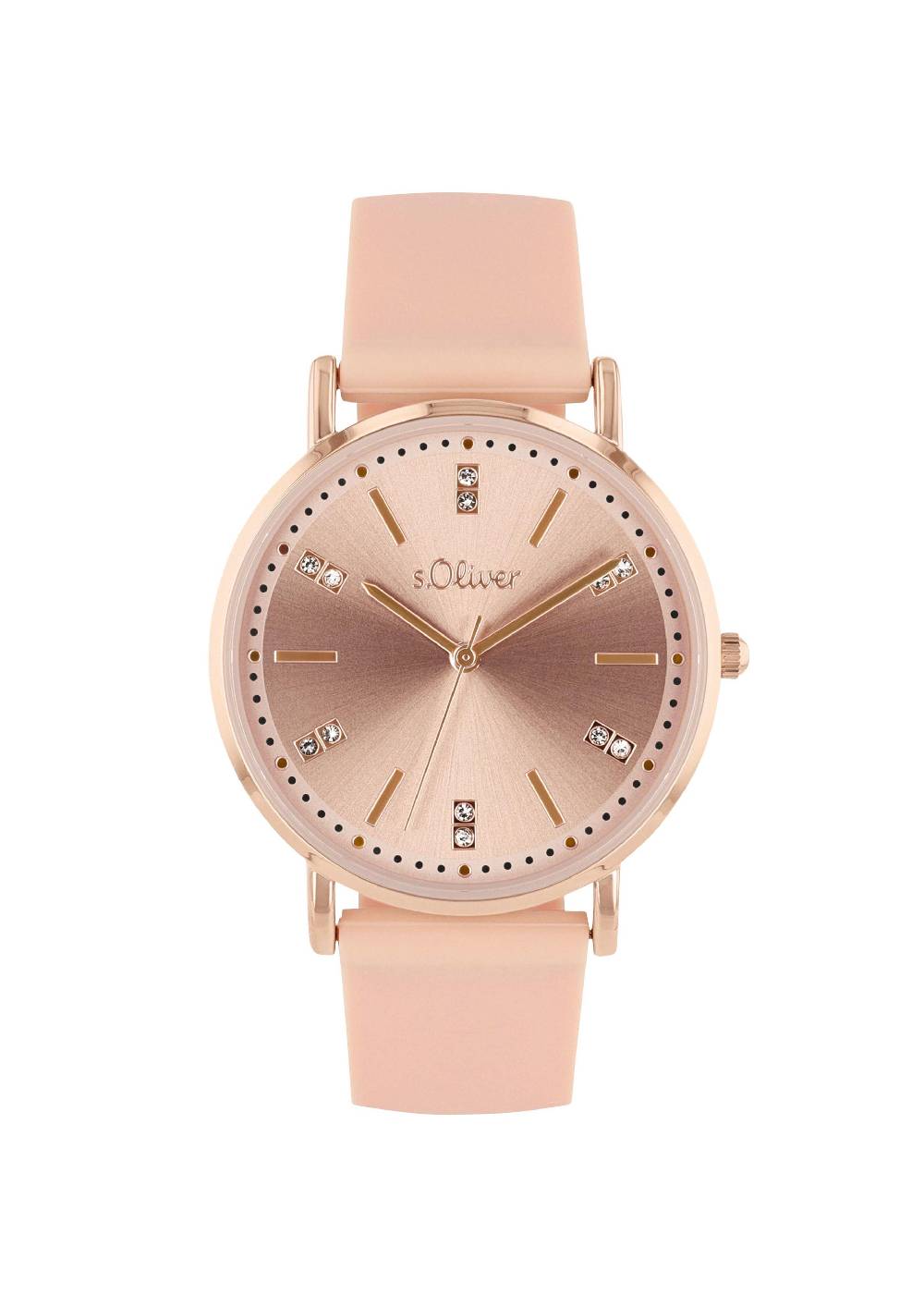 S.Oliver Armbanduhr Mit Silikonband