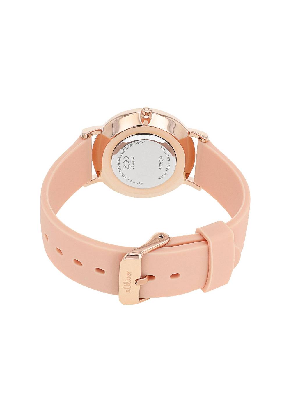 S.Oliver Armbanduhr Mit Silikonband