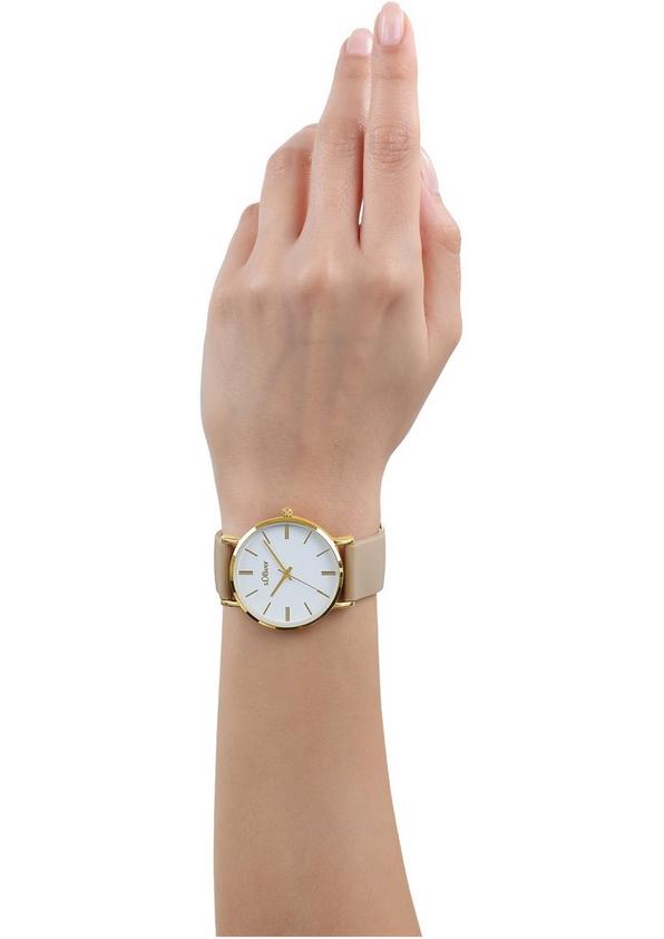 s.Oliver Armbanduhr mit Silikonband