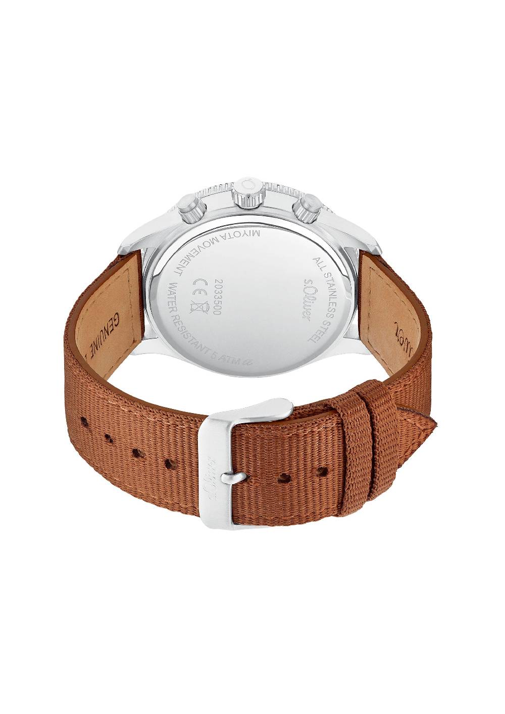 S.Oliver Armbanduhr Mit Textilband