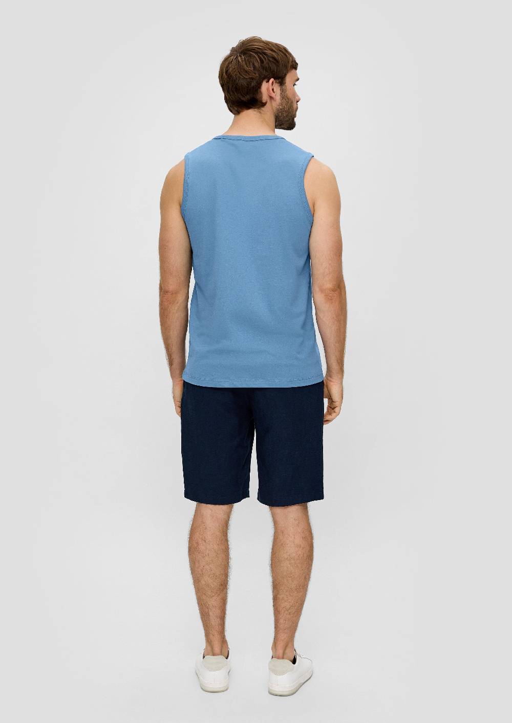 S.Oliver Ärmelloses Baumwoll-Shirt Mit Frontprint