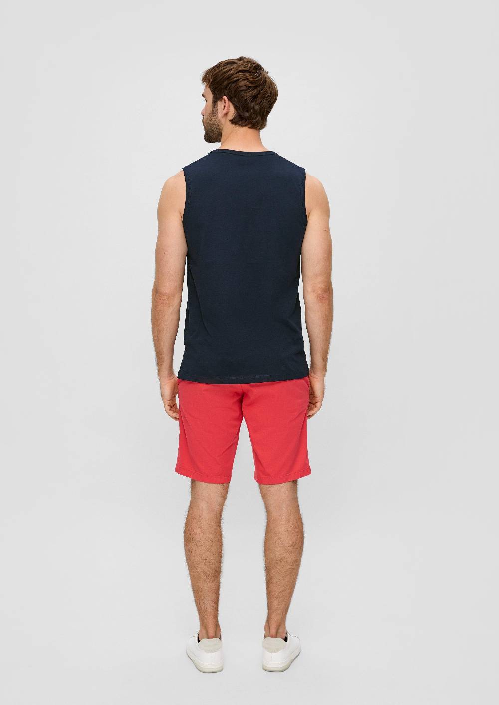 S.Oliver Ärmelloses Baumwoll-Shirt Mit Frontprint