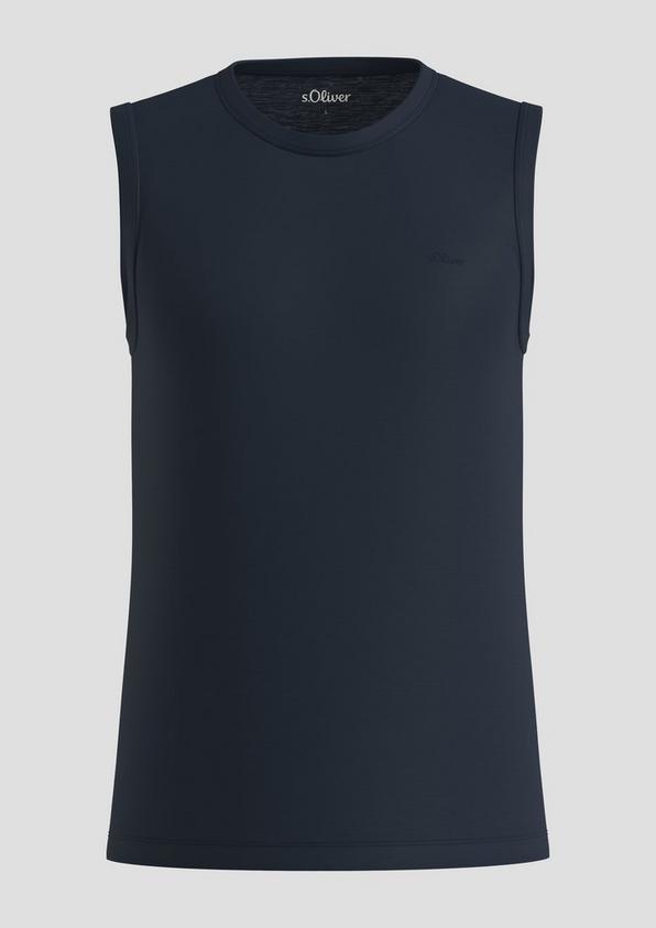 s.Oliver Ärmelloses Shirt aus Baumwolle
