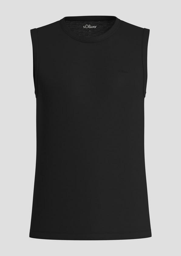 s.Oliver Ärmelloses Shirt aus Baumwolle
