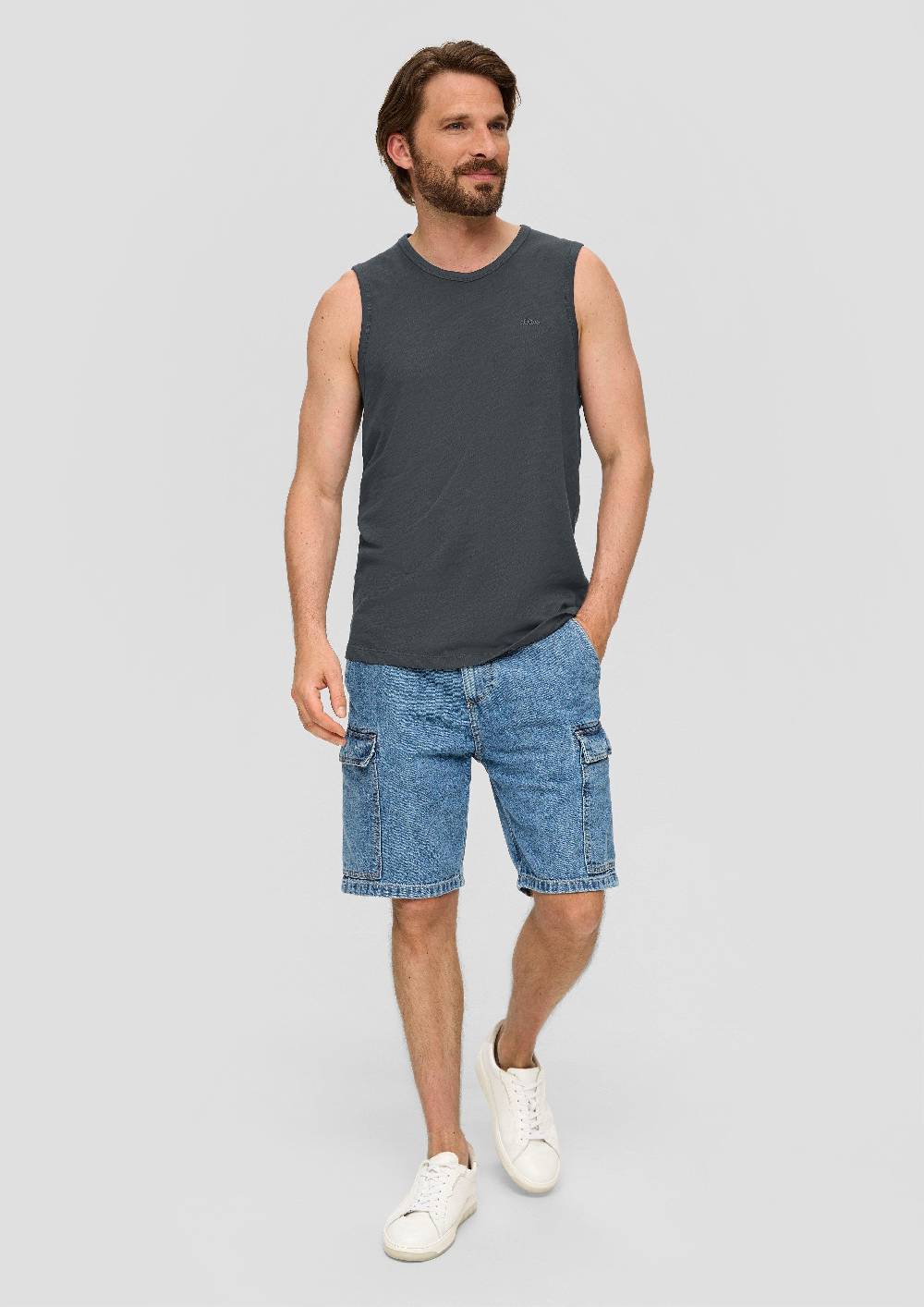 S.Oliver Ärmelloses Shirt Aus Baumwolle