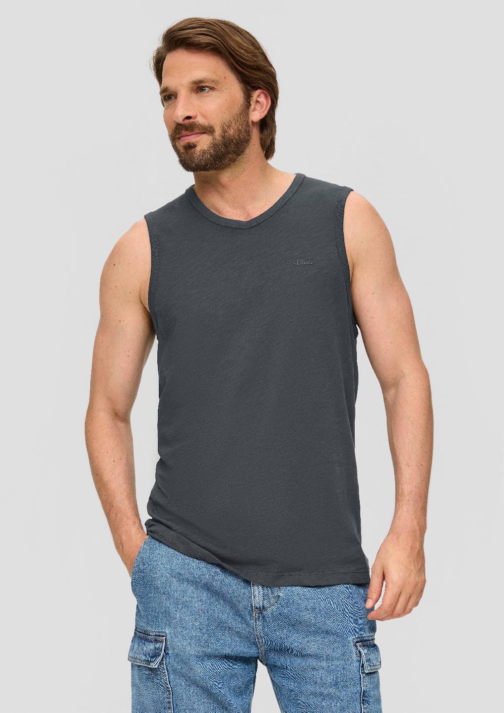 S.Oliver Ärmelloses Shirt Aus Baumwolle