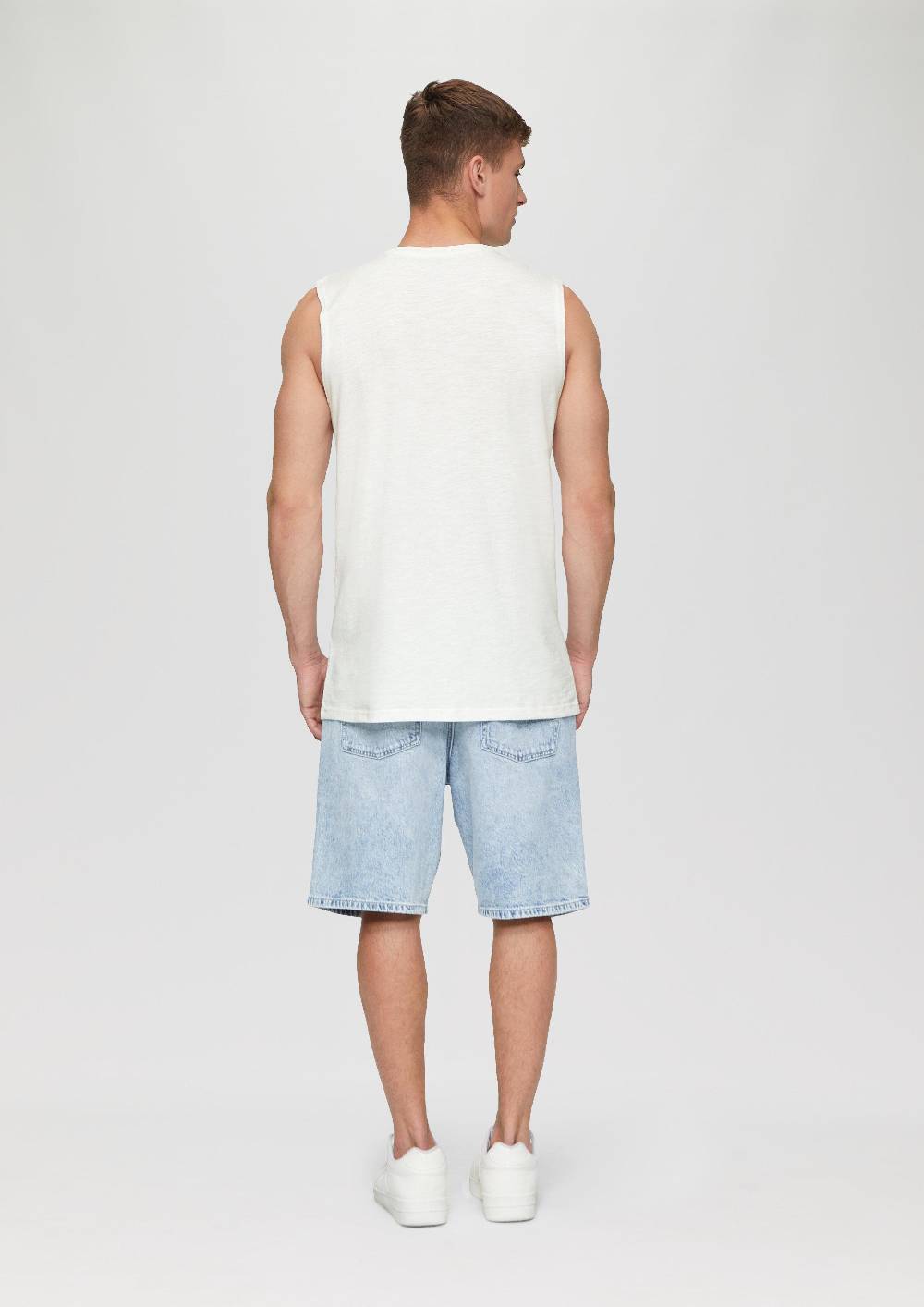 S.Oliver Ärmelloses Shirt Aus Reiner Baumwolle