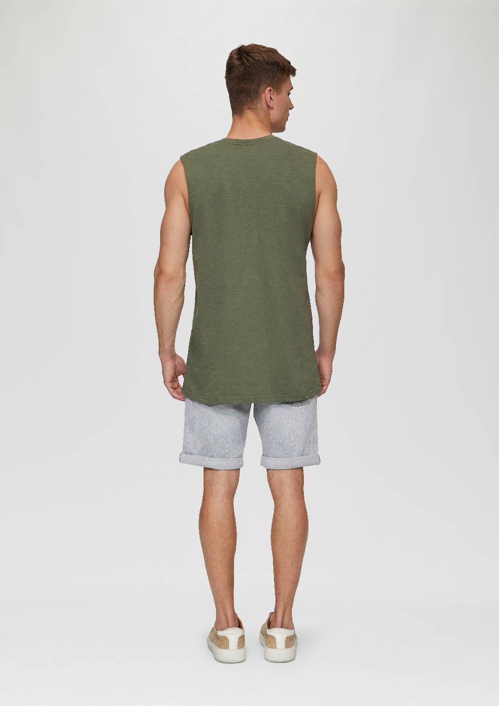 S.Oliver Ärmelloses Shirt Aus Reiner Baumwolle