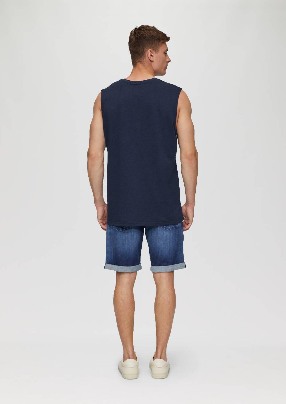 S.Oliver Ärmelloses Shirt Aus Reiner Baumwolle