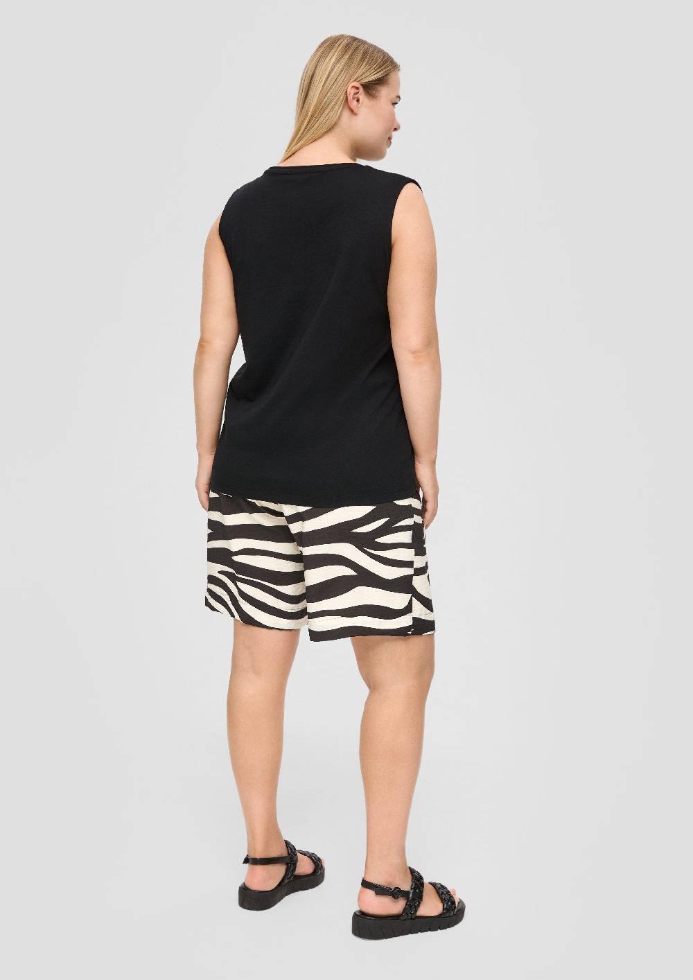 S.Oliver Ärmelloses Shirt Mit Häkeleinsatz