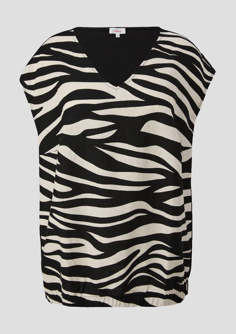 S.Oliver Ärmelloses Shirt Mit V-Ausschnitt