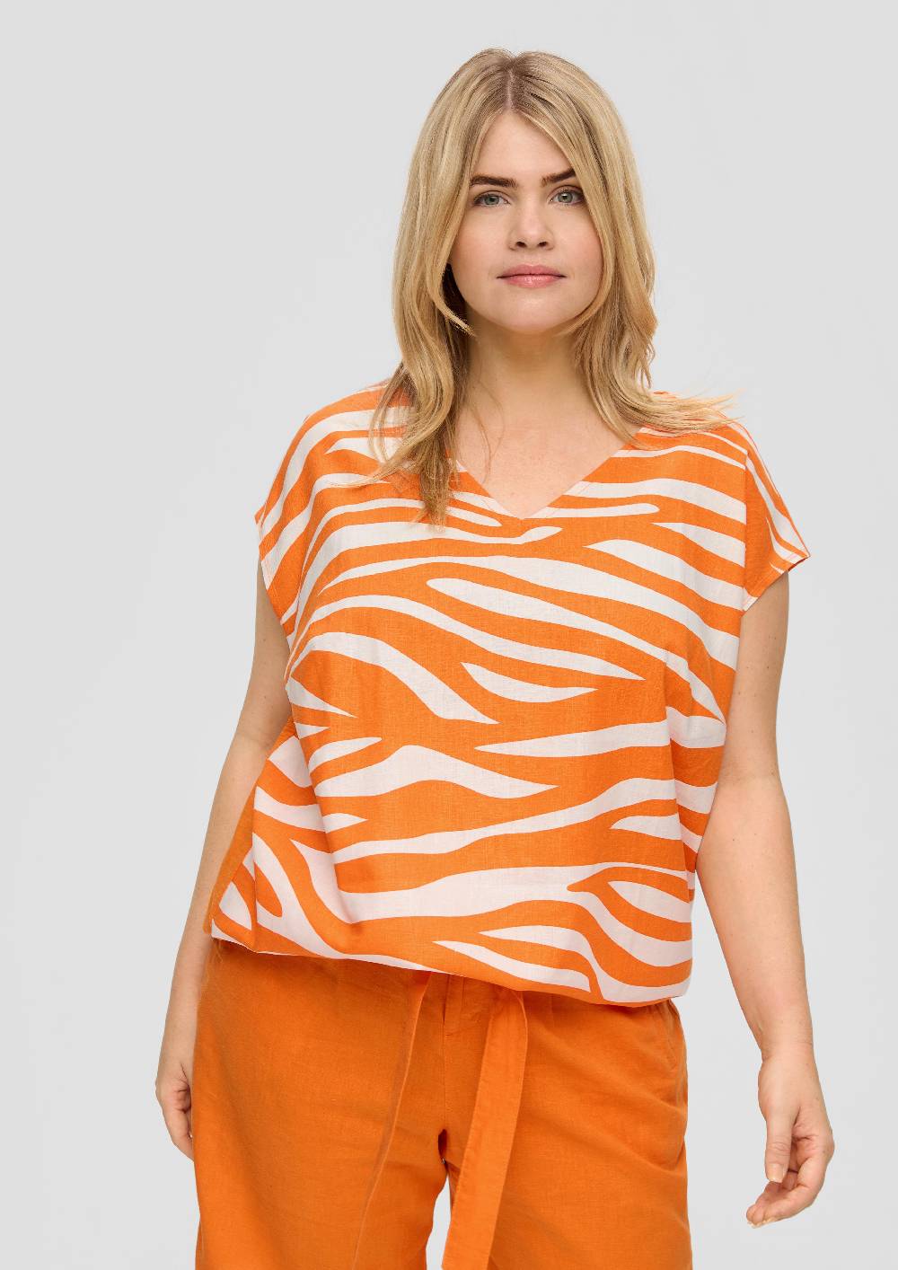 S.Oliver Ärmelloses Shirt Mit V-Ausschnitt