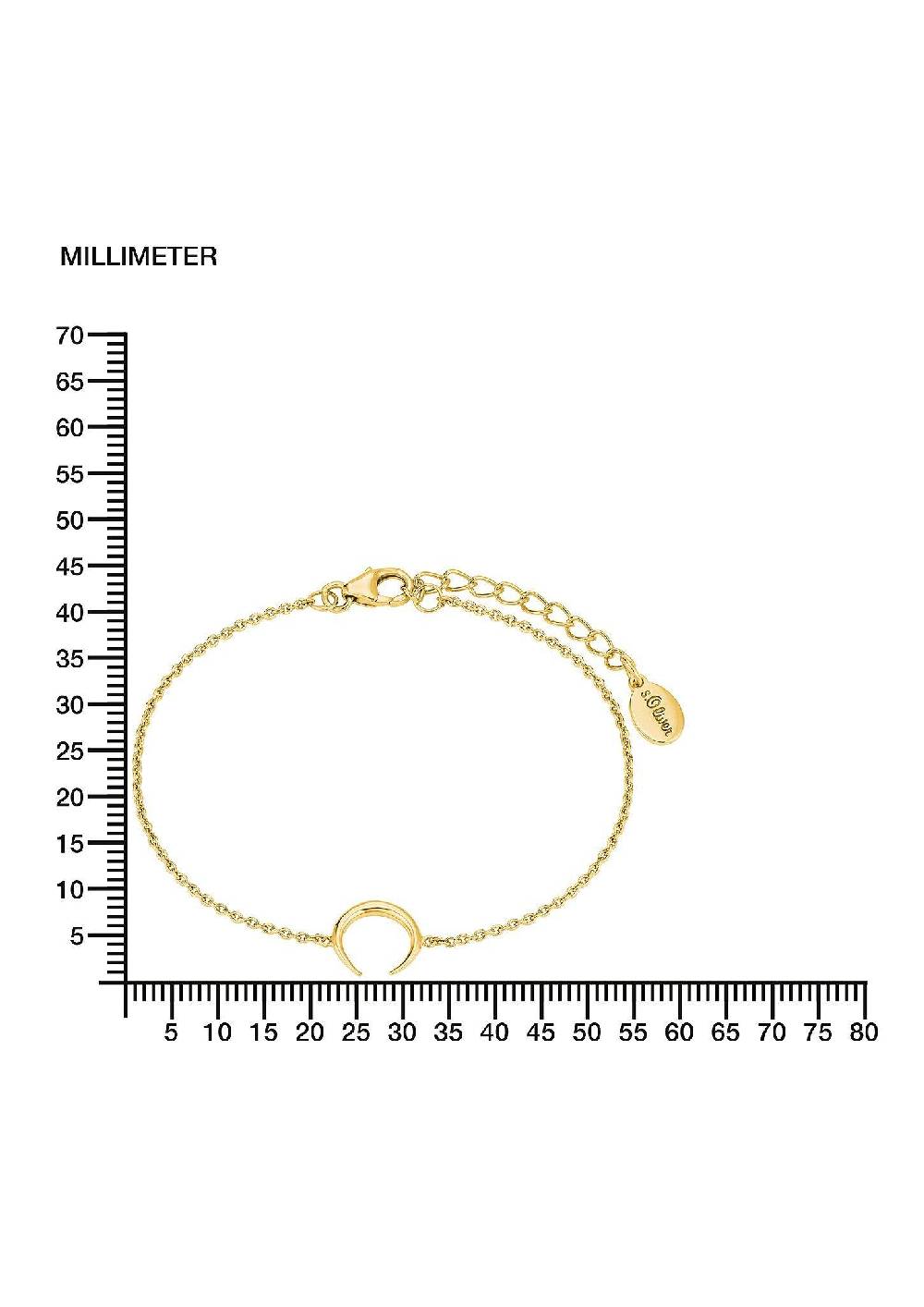 S.Oliver Armkette Mit Horn-Anhänger