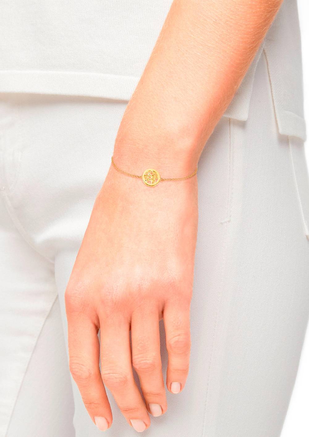 S.Oliver Armschmuck Gelbvergoldet Aus Silber