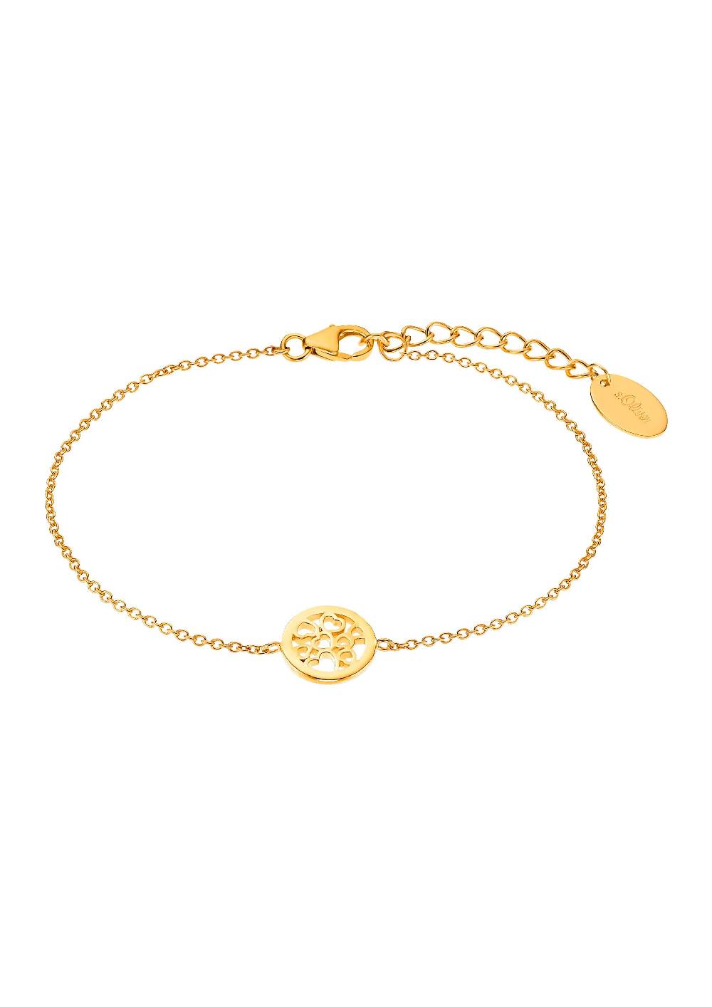 S.Oliver Armschmuck Gelbvergoldet Aus Silber