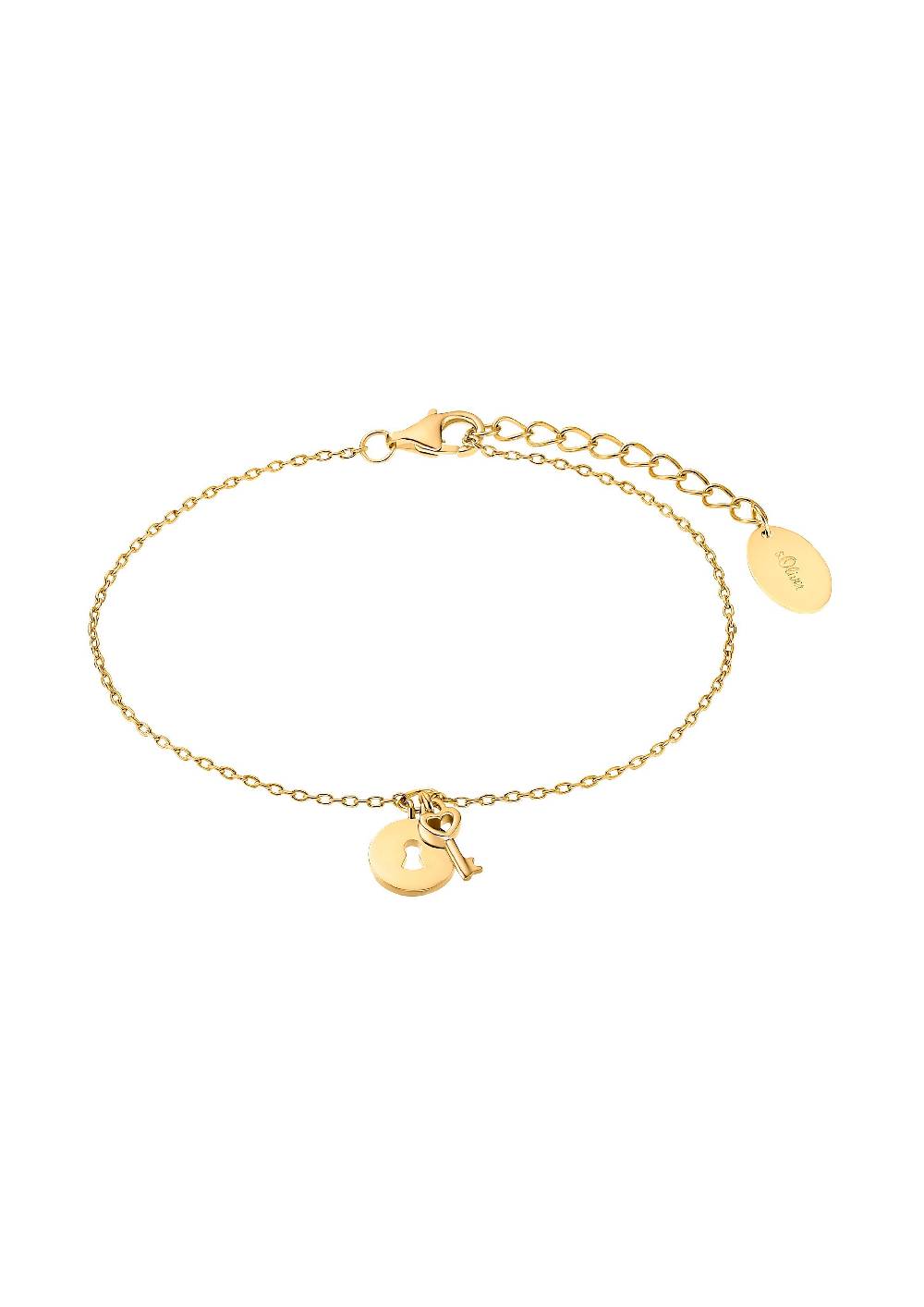 S.Oliver Armschmuck Gelbvergoldet Aus Silber