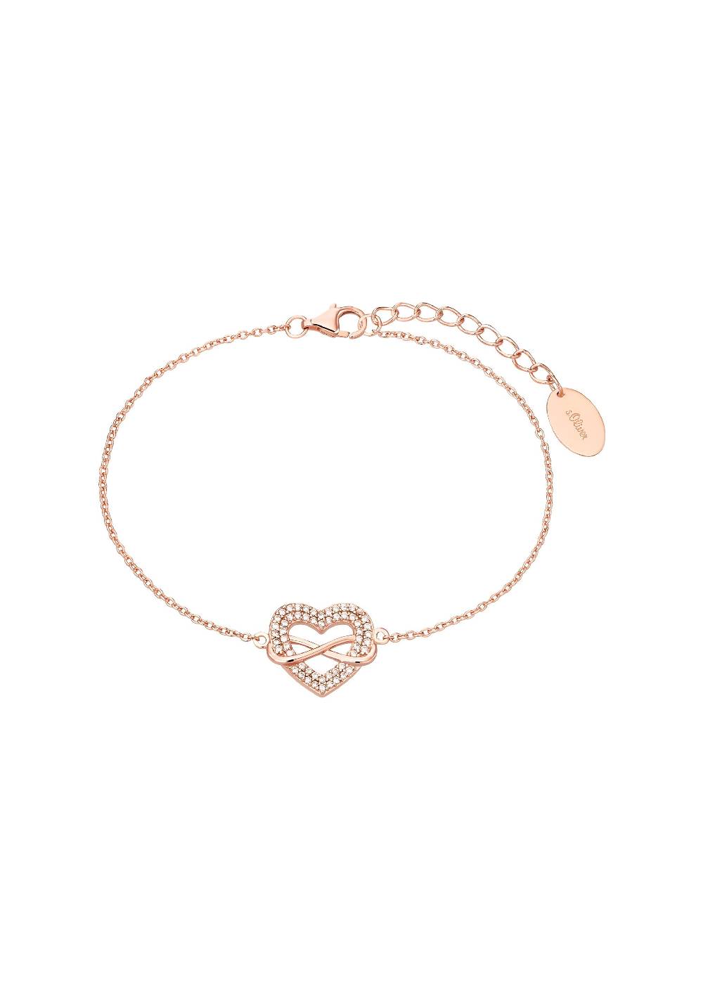 S.Oliver Armschmuck Rosévergoldet Silber 925