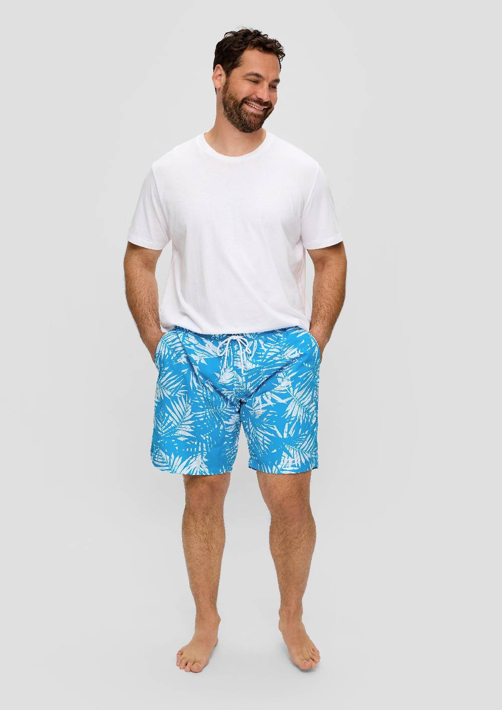 S.Oliver Badehose Mit All-over-Print