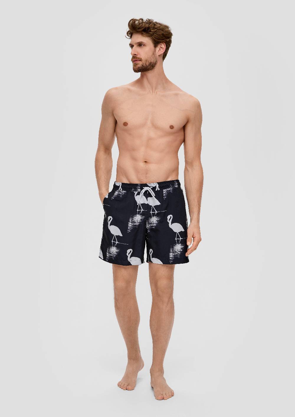 S.Oliver Badeshorts Mit All-over-Print