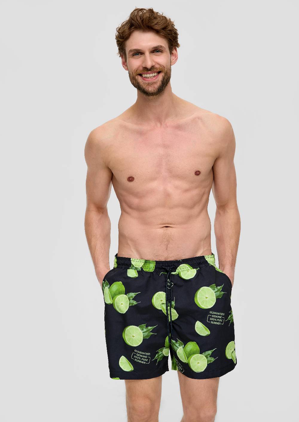S.Oliver Badeshorts Mit All-over-Print