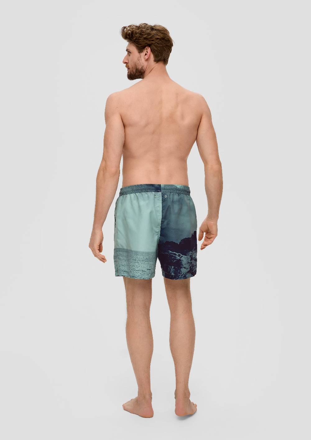 S.Oliver Badeshorts Mit All-over-Print