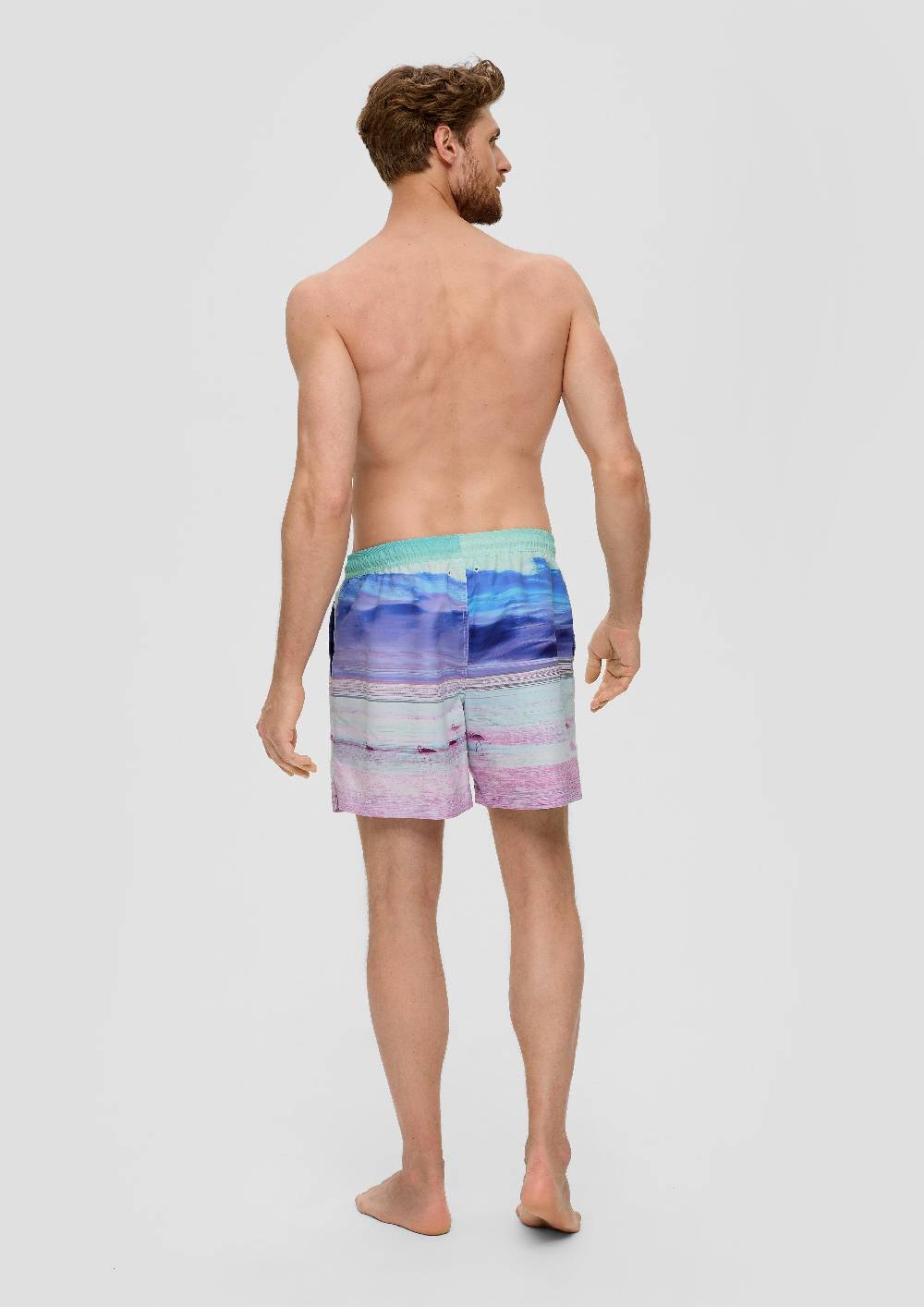 S.Oliver Badeshorts Mit All-over-Print