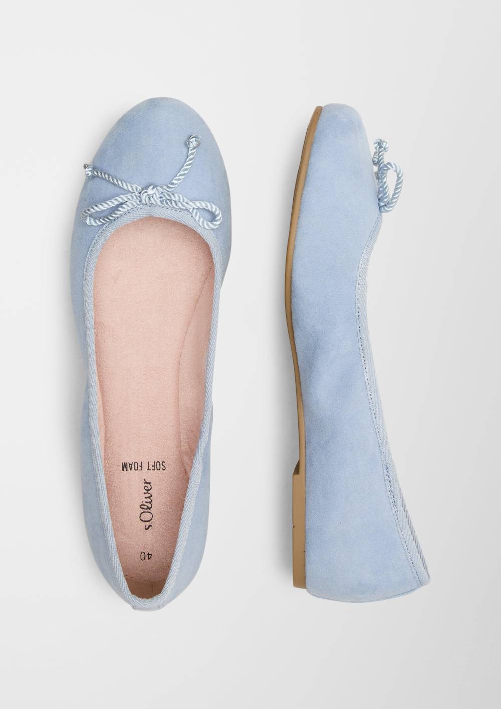 S.Oliver Ballerinas Aus Lederimitat