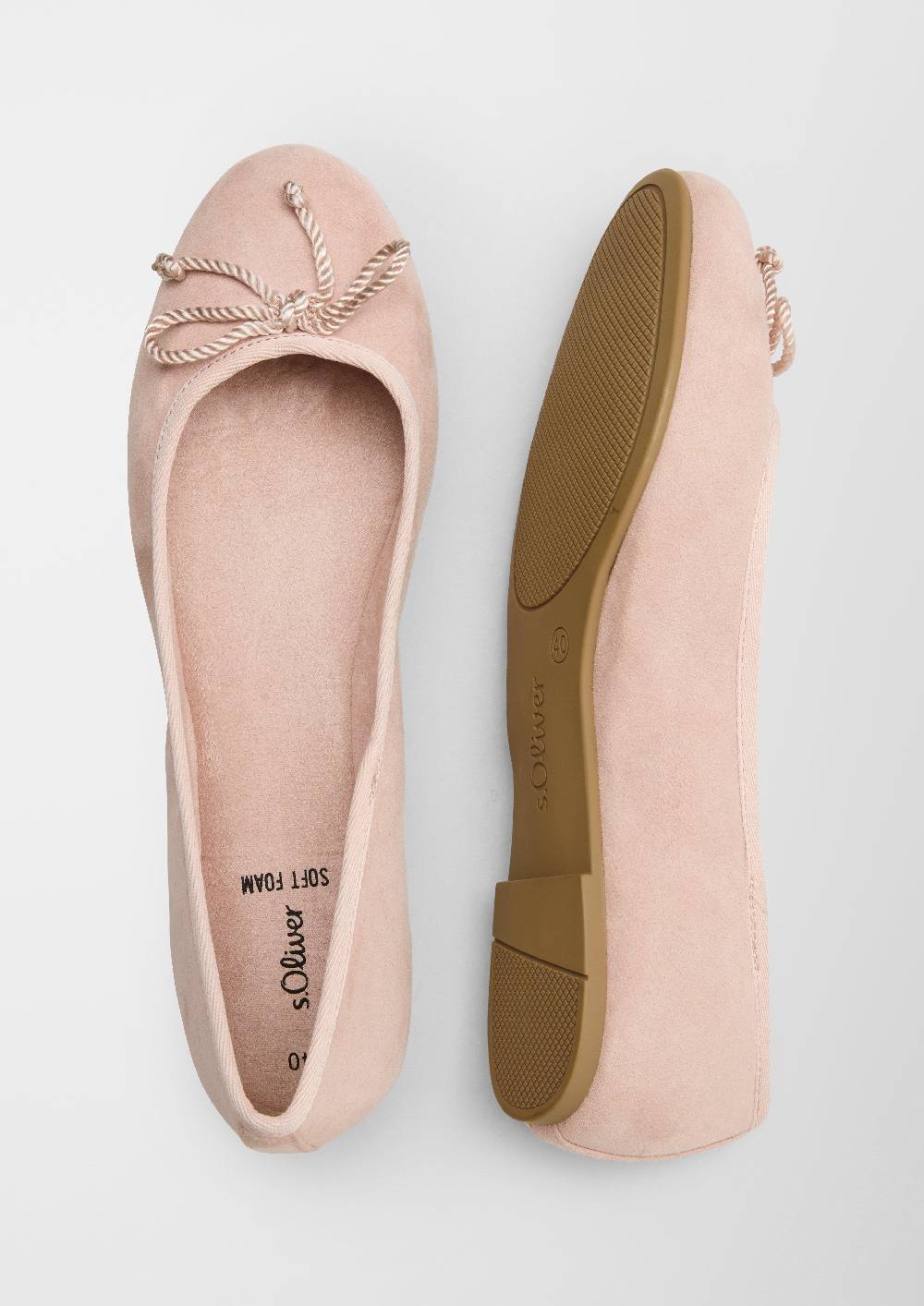 S.Oliver Ballerinas Aus Lederimitat