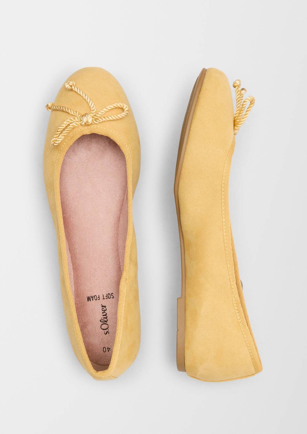 S.Oliver Ballerinas Aus Lederimitat