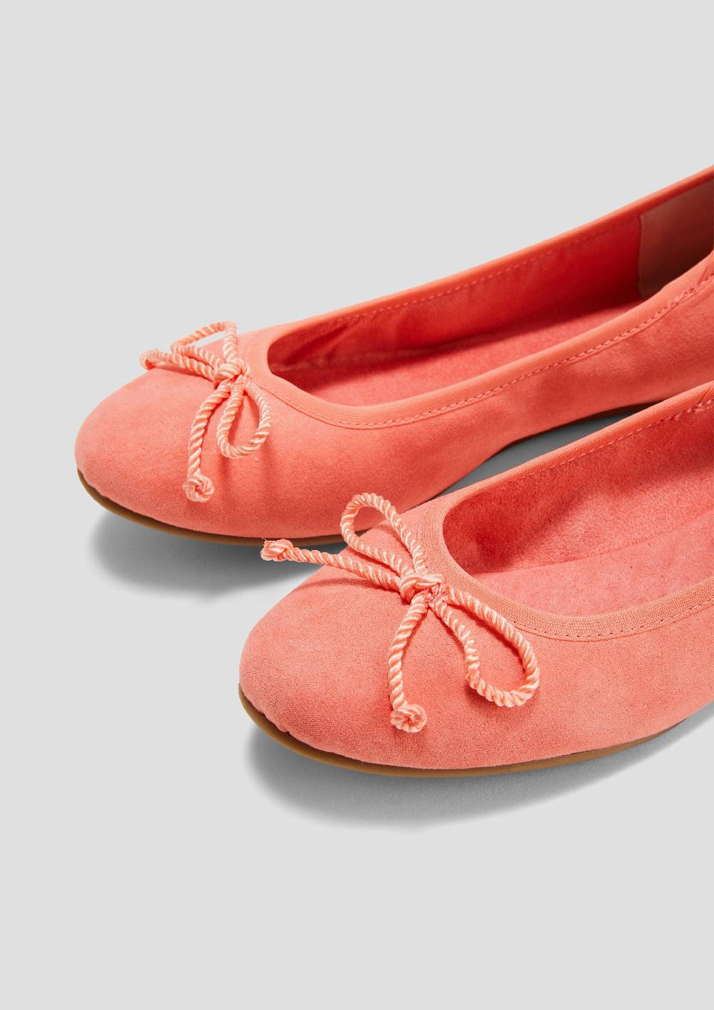 S.Oliver Ballerinas In Leder-Optik Mit Schleife