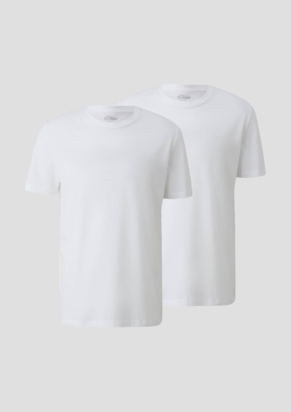S.Oliver Basic-T-Shirt Aus Baumwolle Im 2er-Pack