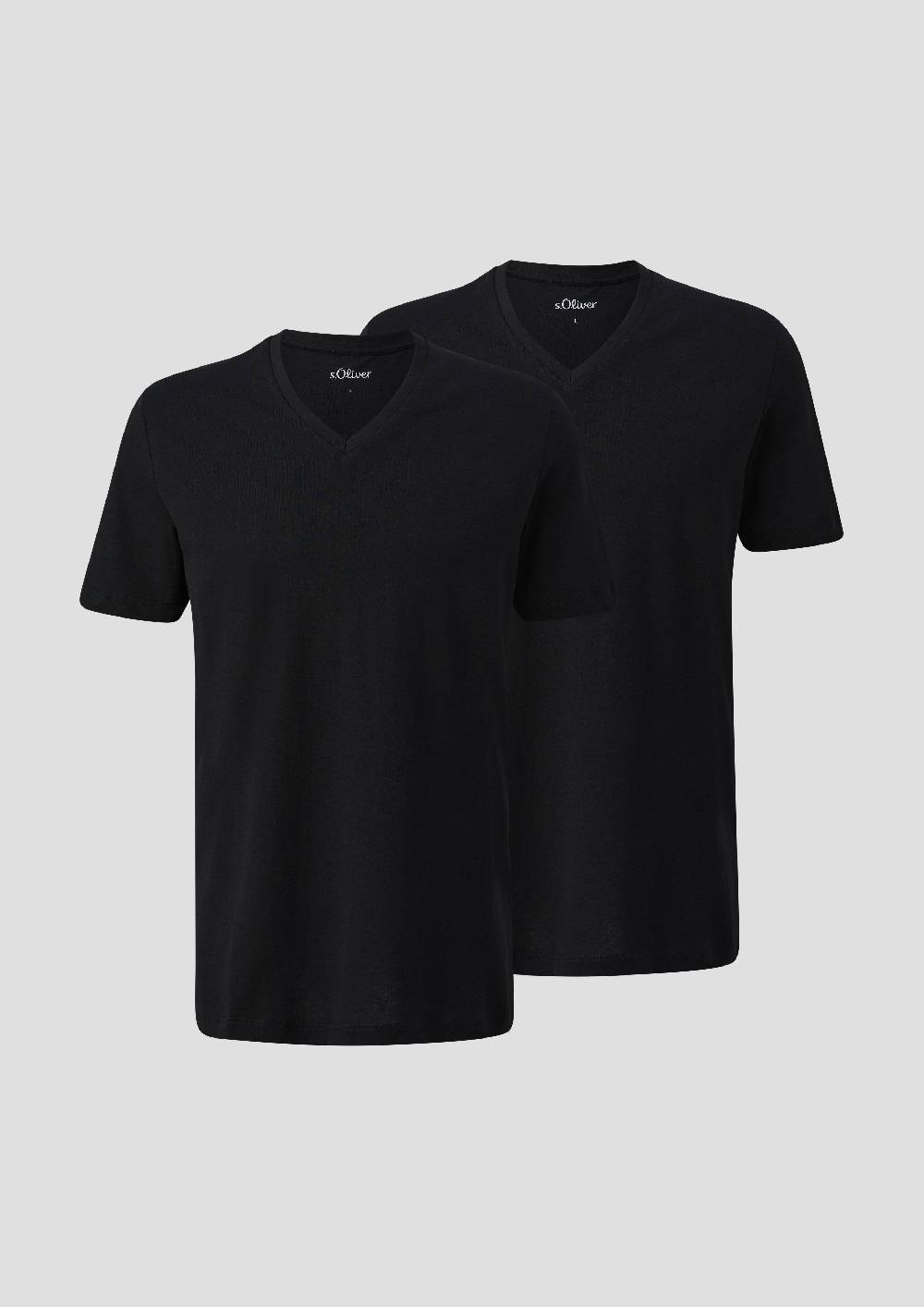 S.Oliver Basic-T-Shirt Aus Baumwolle Im 2er-Pack