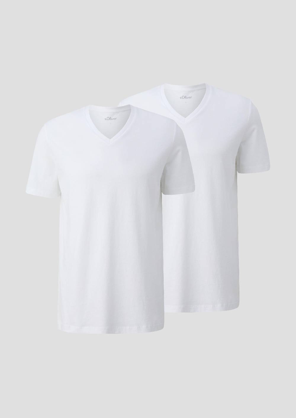 S.Oliver Basic-T-Shirt Aus Baumwolle Im 2er-Pack