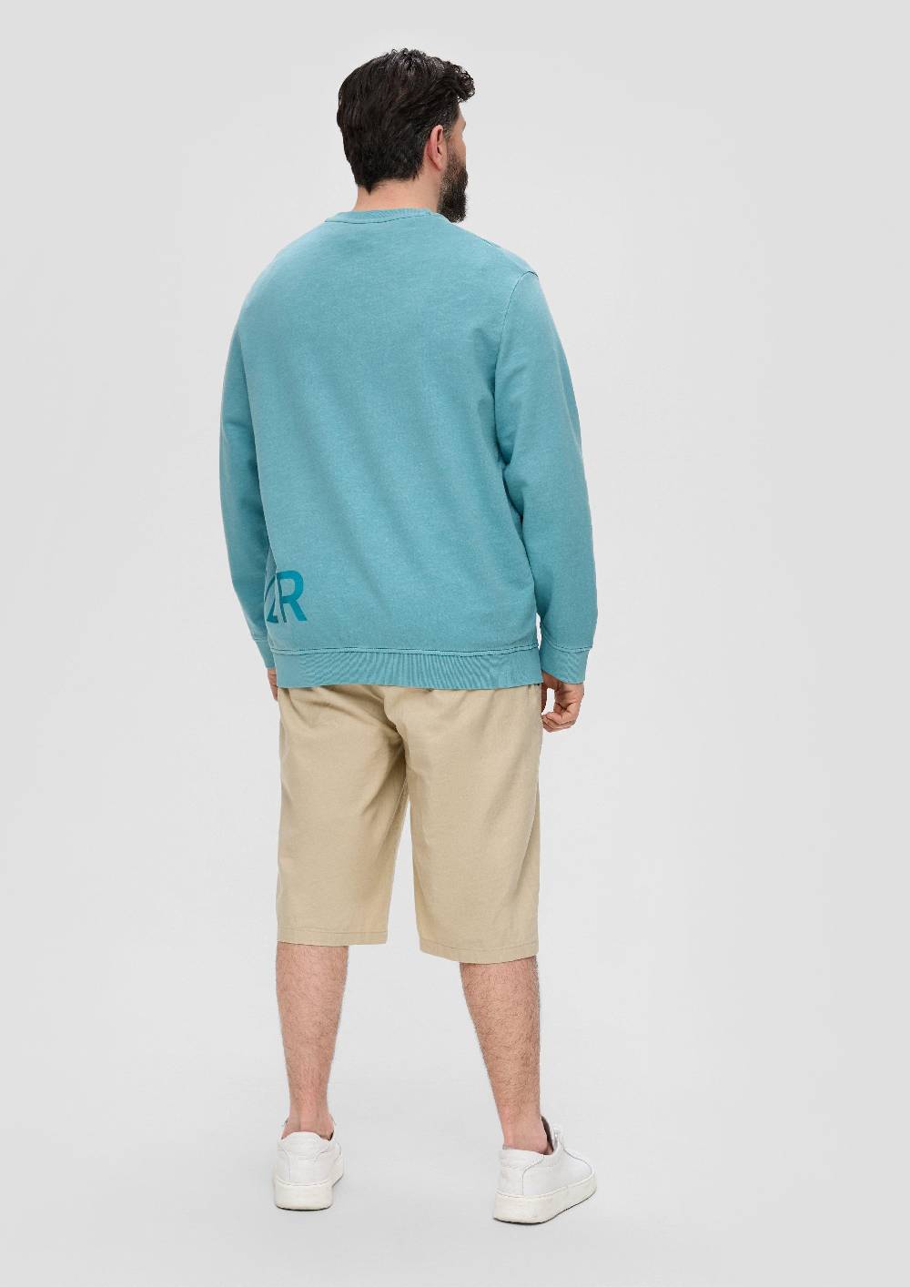 S.Oliver Baumwoll-Sweatshirt Mit Logo-Print