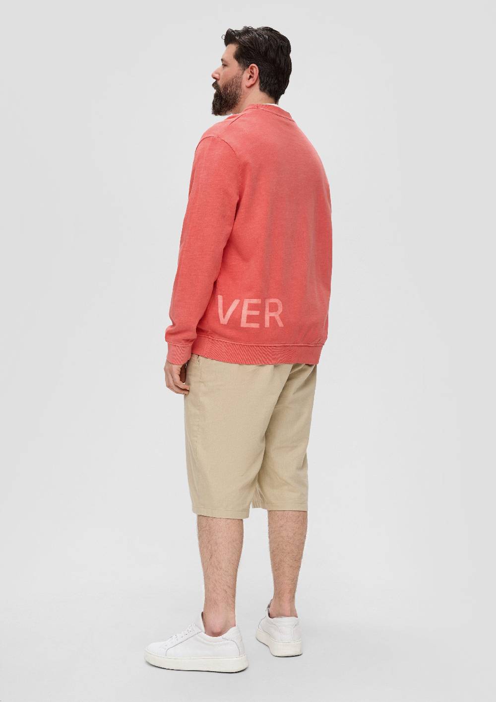 S.Oliver Baumwoll-Sweatshirt Mit Logo-Print