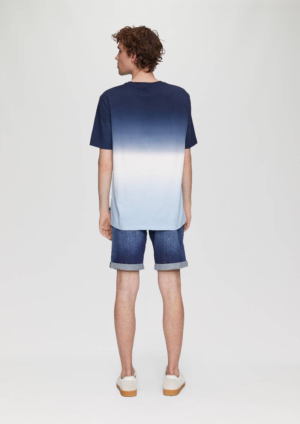 S.Oliver Baumwoll-T-Shirt Mit Farbverlauf