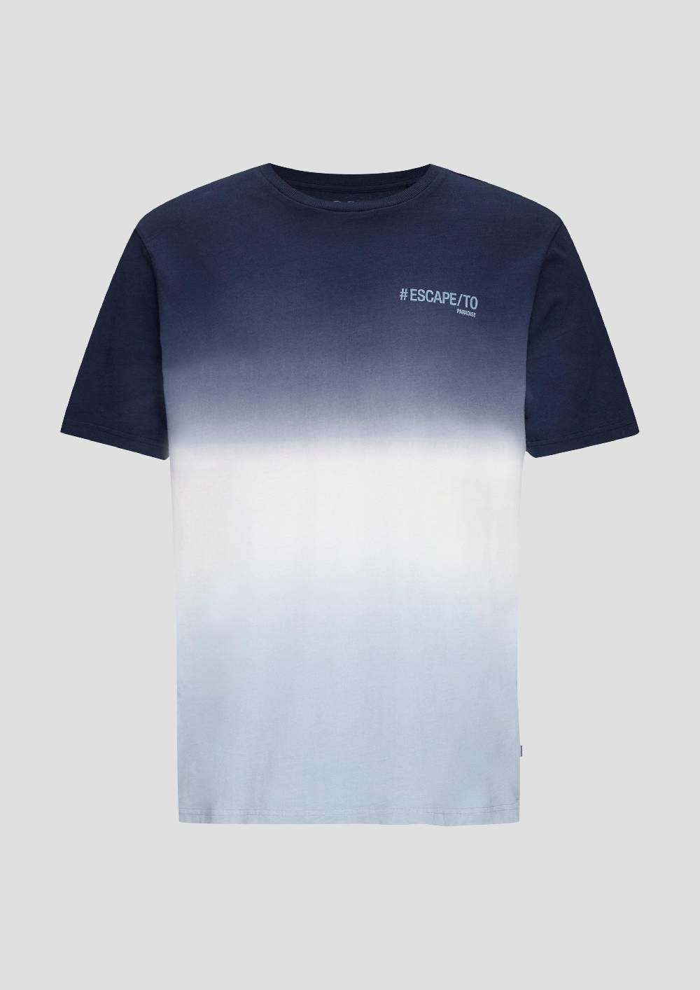 S.Oliver Baumwoll-T-Shirt Mit Farbverlauf